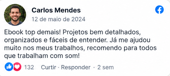 Print de depoimento de cliente 1