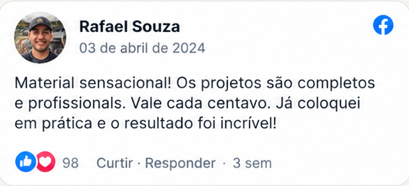 Print de depoimento de cliente 3